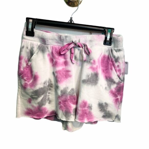 FREE PEOPLE Kelly Wash Pink Set Sweatshirt and Shorts.Size XS /M - Picture 8 of 14